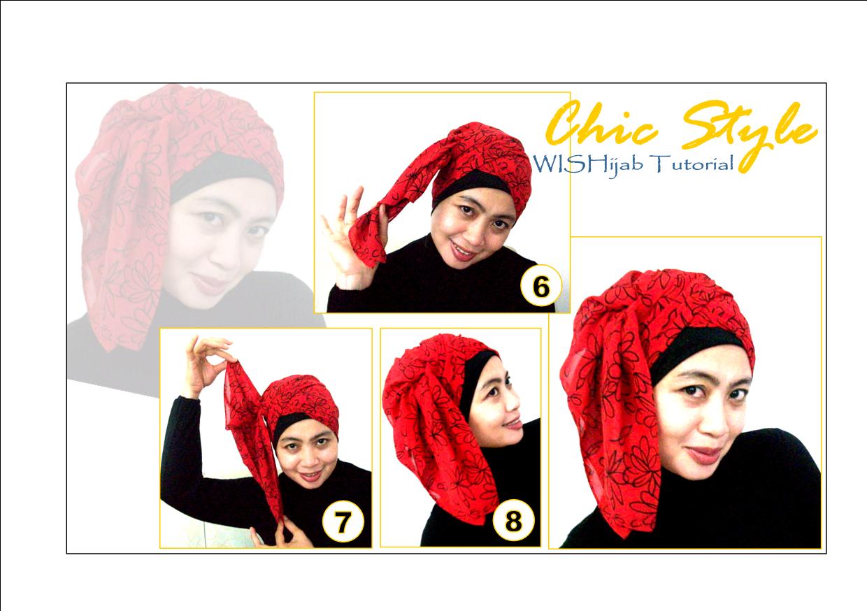 April 2013 Chic Style Semi Turban With Hijab Square WISH Hijab
